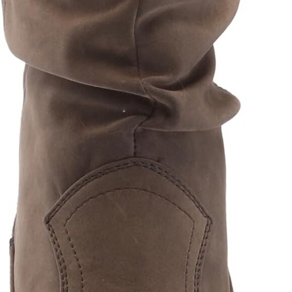 Women's Modern Ankle Boot in Brown, Size 7.5, with Pull-Up Tabs - Picture 2 of 7